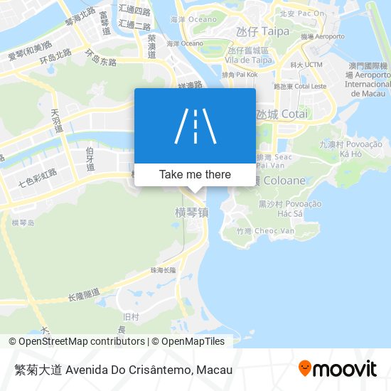 繁菊大道 Avenida Do Crisântemo map