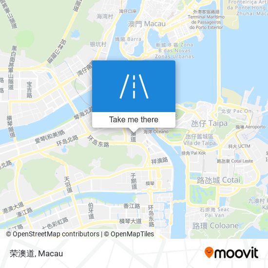 荣澳道 map