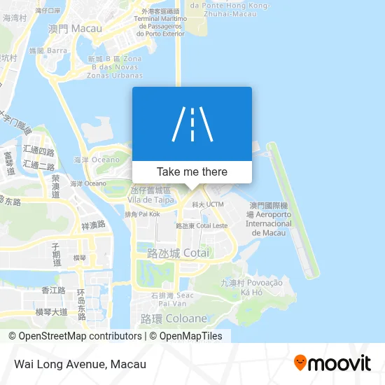 偉龍馬路 Avenida Wai Long地圖