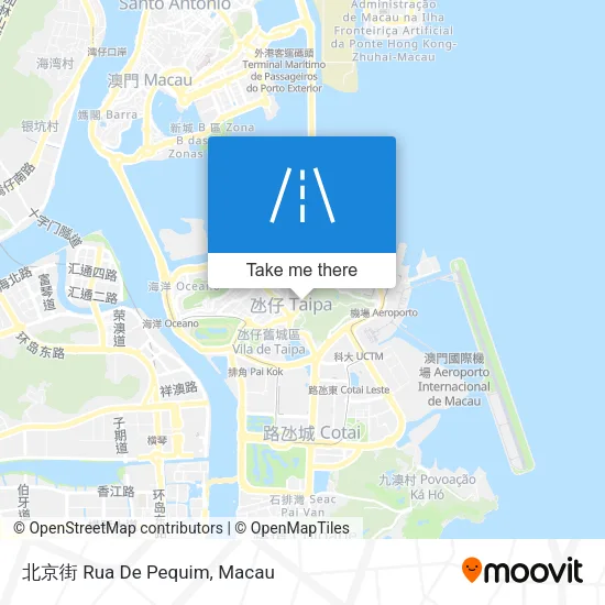北京街 Rua De Pequim map