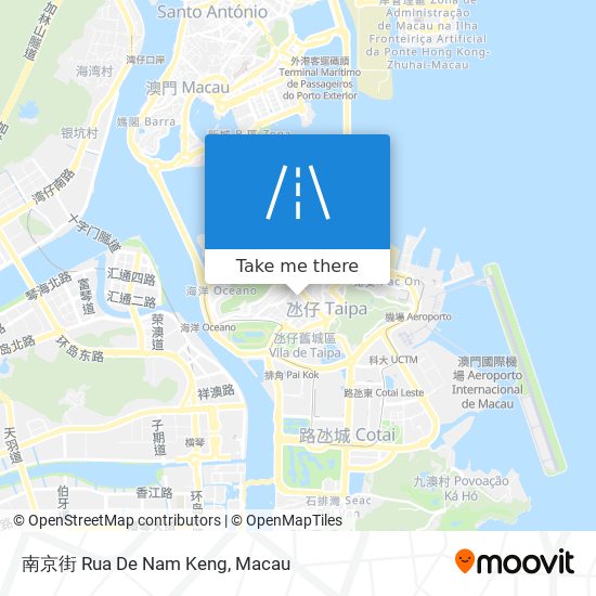 南京街 Rua De Nam Keng map