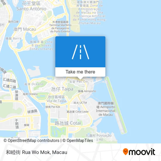 和睦街 Rua Wo Mok地圖