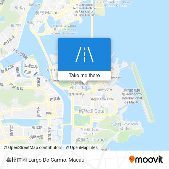 嘉模前地 Largo Do Carmo map