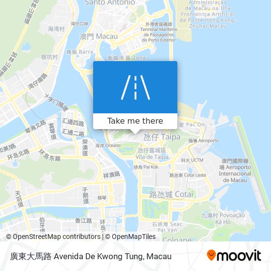 廣東大馬路 Avenida De Kwong Tung map
