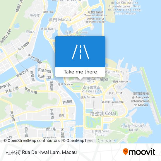 桂林街 Rua De Kwai Lam map