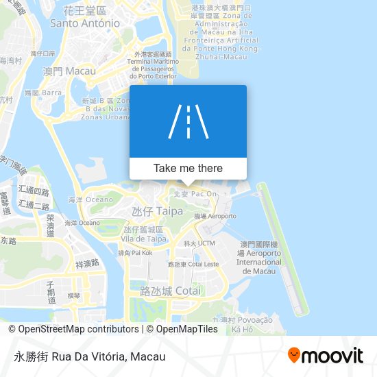 永勝街 Rua Da Vitória map