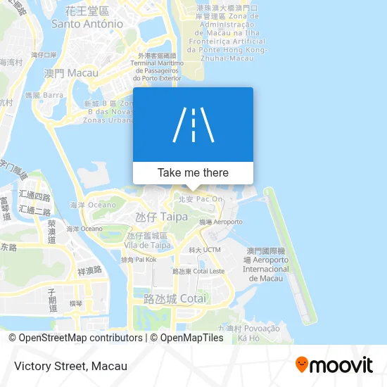 永勝街 Rua Da Vitória地圖