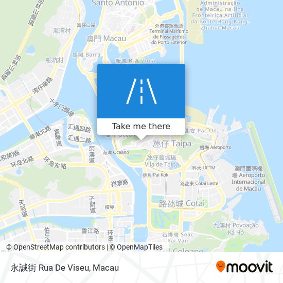 永誠街 Rua De Viseu map