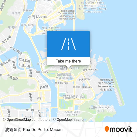 波爾圖街 Rua Do Porto map