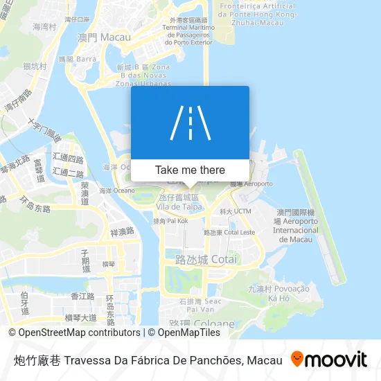 炮竹廠巷 Travessa Da Fábrica De Panchões map