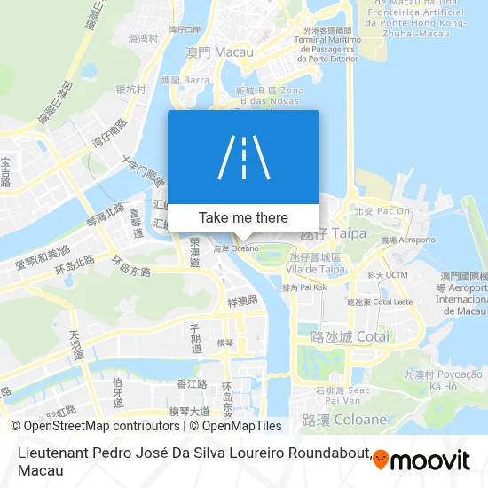 盧伯德圓形地 Rotunda Tenente Pedro José Da Silva Loureiro地圖