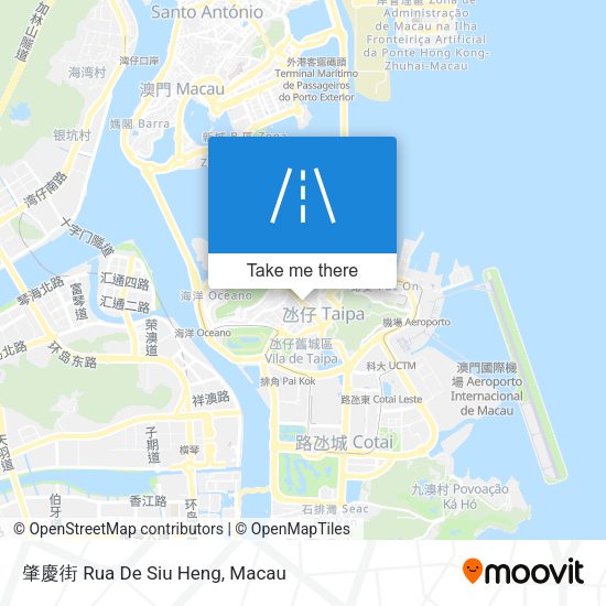 肇慶街 Rua De Siu Heng map