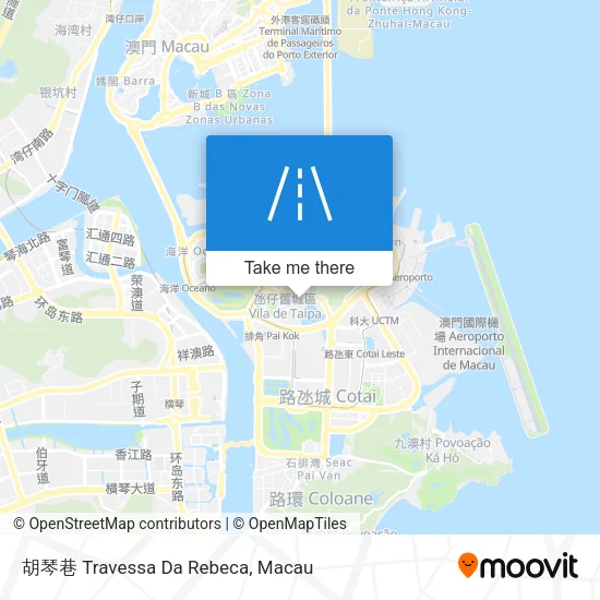 胡琴巷 Travessa Da Rebeca map