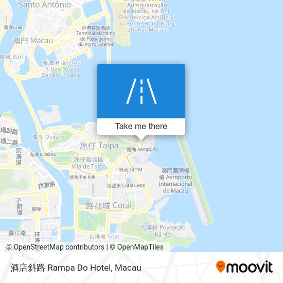 酒店斜路 Rampa Do Hotel map