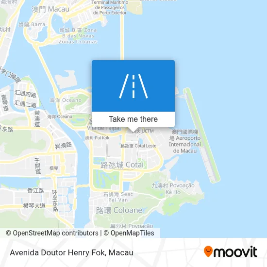 Avenida Doutor Henry Fok map