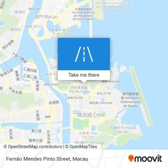 飛能便度街 Rua Fernão Mendes Pinto地圖