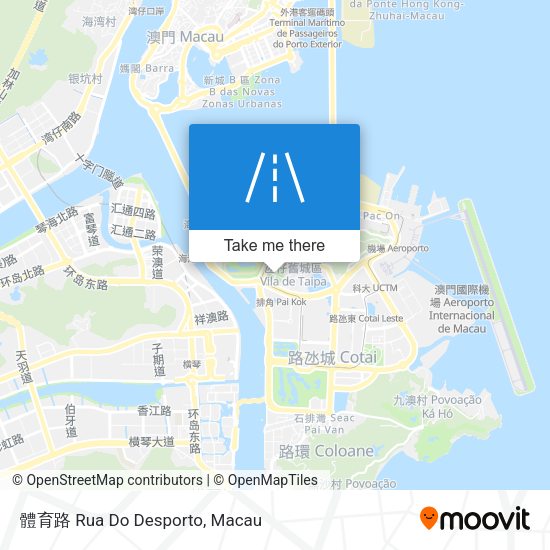 體育路 Rua Do Desporto地圖