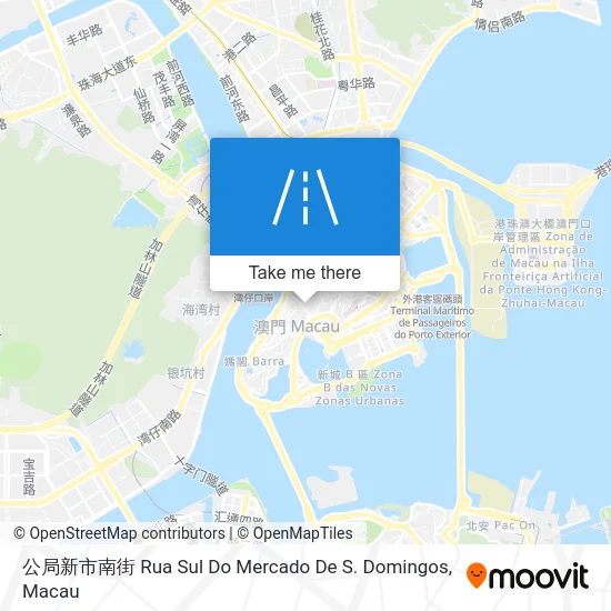 公局新市南街 Rua Sul Do Mercado De S. Domingos map