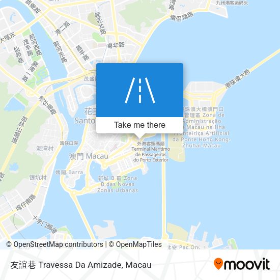 友誼巷 Travessa Da Amizade map