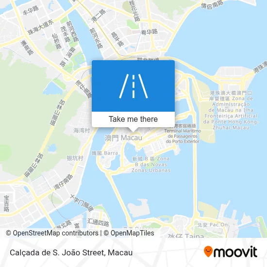 大堂斜巷 Calçada De S. João地圖