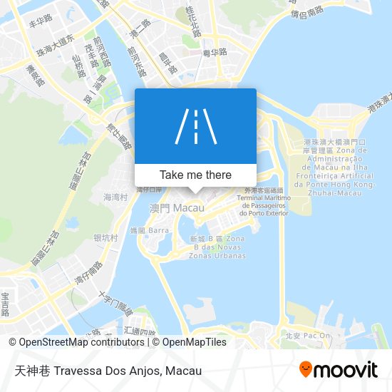 天神巷 Travessa Dos Anjos地圖