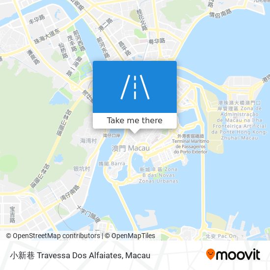 小新巷 Travessa Dos Alfaiates地圖