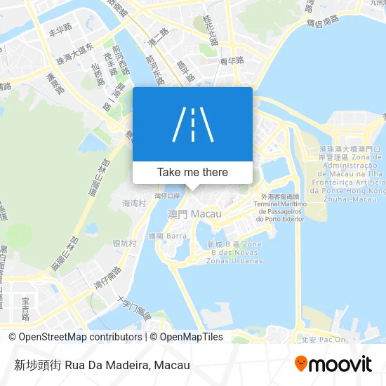 新埗頭街 Rua Da Madeira地圖