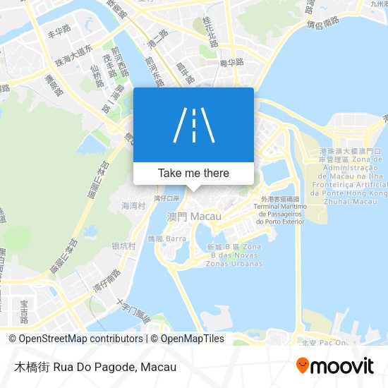 木橋街 Rua Do Pagode map