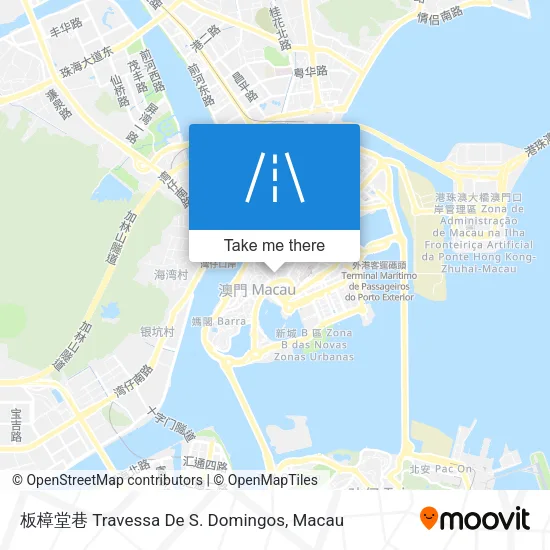 板樟堂巷 Travessa De S. Domingos地圖
