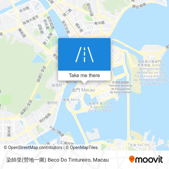 染師里(營地一圍) Beco Do Tintureiro地圖