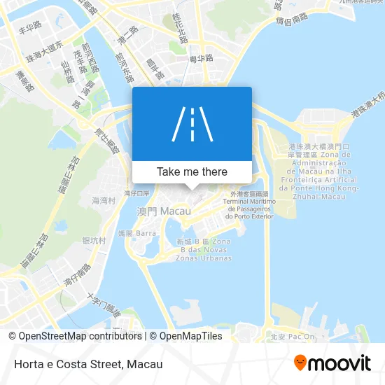 Horta e Costa Street map