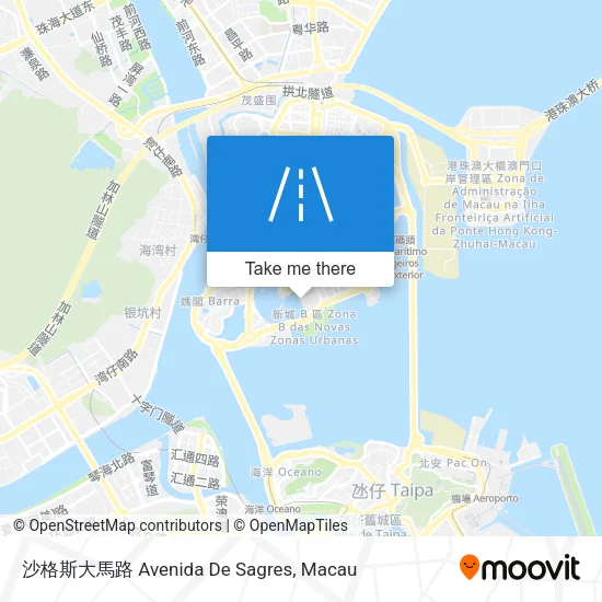 沙格斯大馬路 Avenida De Sagres map