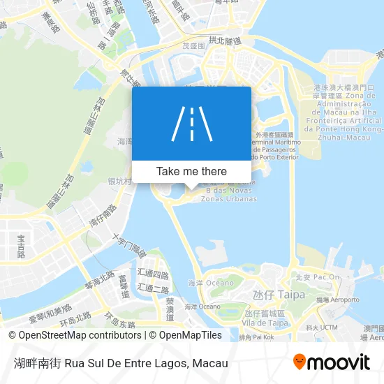 湖畔南街 Rua Sul De Entre Lagos map