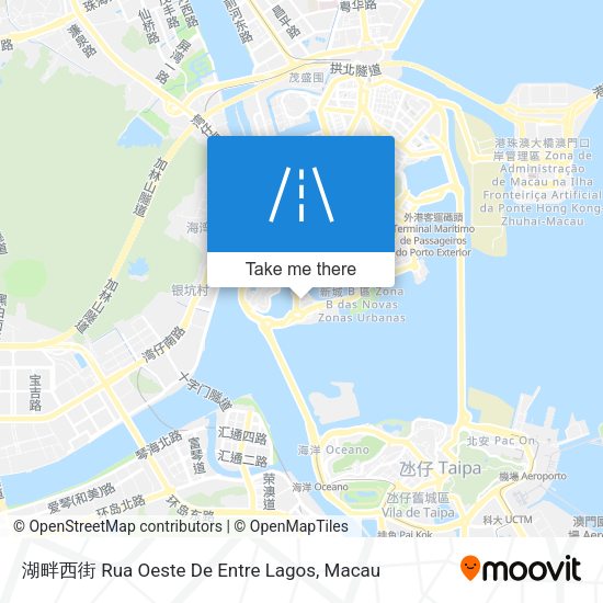 湖畔西街 Rua Oeste De Entre Lagos map