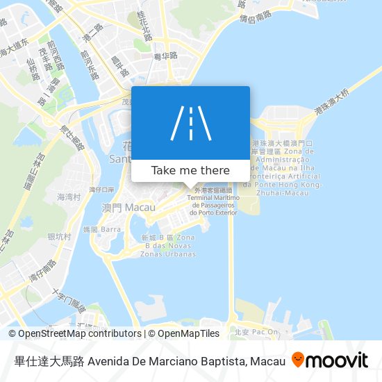 畢仕達大馬路 Avenida De Marciano Baptista map