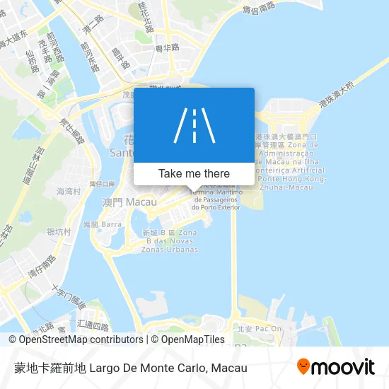蒙地卡羅前地 Largo De Monte Carlo map