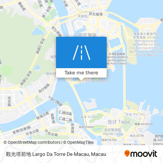 觀光塔前地 Largo Da Torre De Macau map