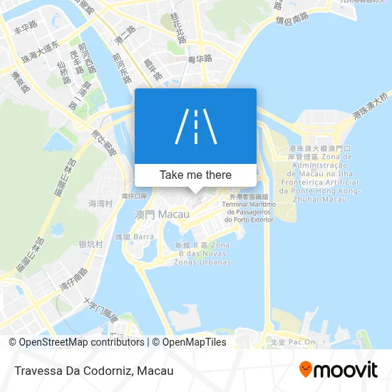 鵪鶉巷 Travessa Da Codorniz地圖