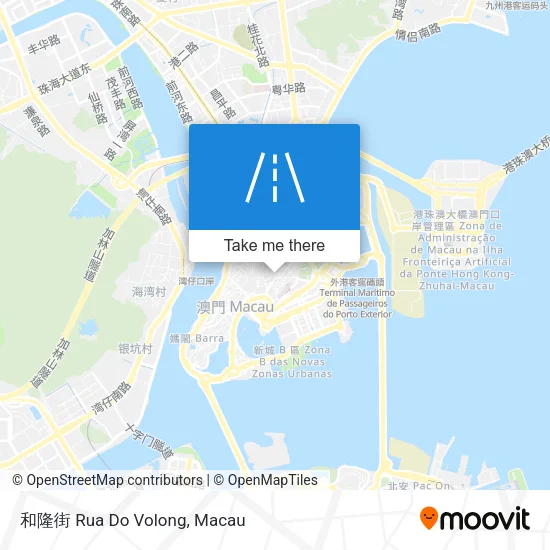 和隆街 Rua Do Volong map