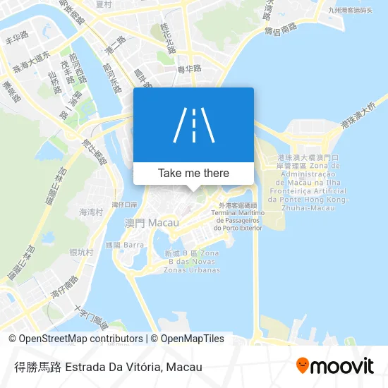 得勝馬路 Estrada Da Vitória地圖