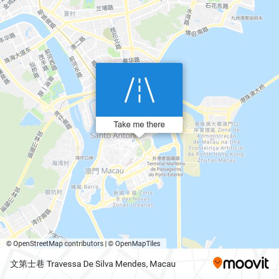 文第士巷 Travessa De Silva Mendes地圖