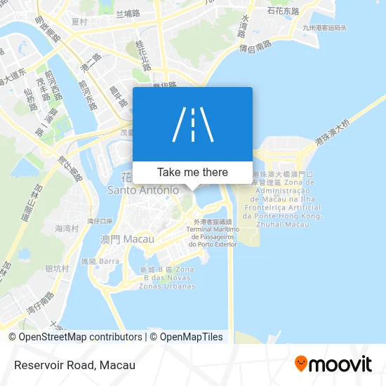 水塘馬路 Estrada Do Reservatório地圖