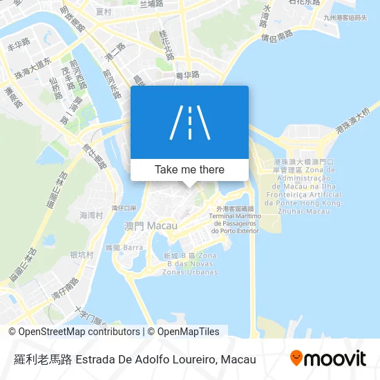 羅利老馬路 Estrada De Adolfo Loureiro map