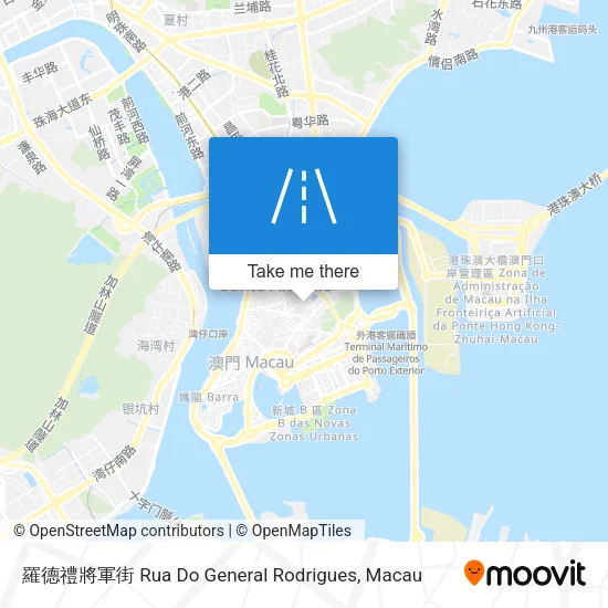 羅德禮將軍街 Rua Do General Rodrigues map