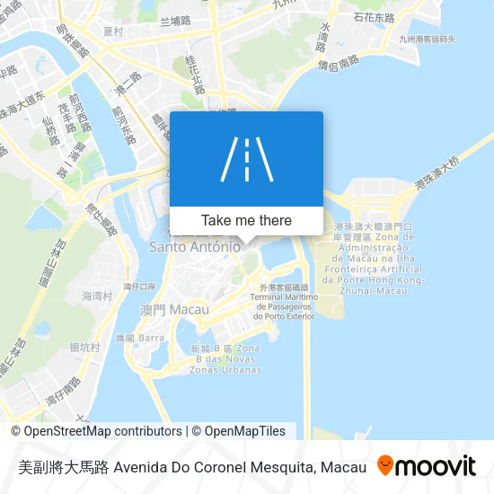 美副將大馬路 Avenida Do Coronel Mesquita地圖