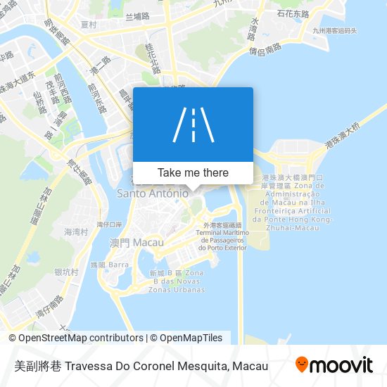 美副將巷 Travessa Do Coronel Mesquita map