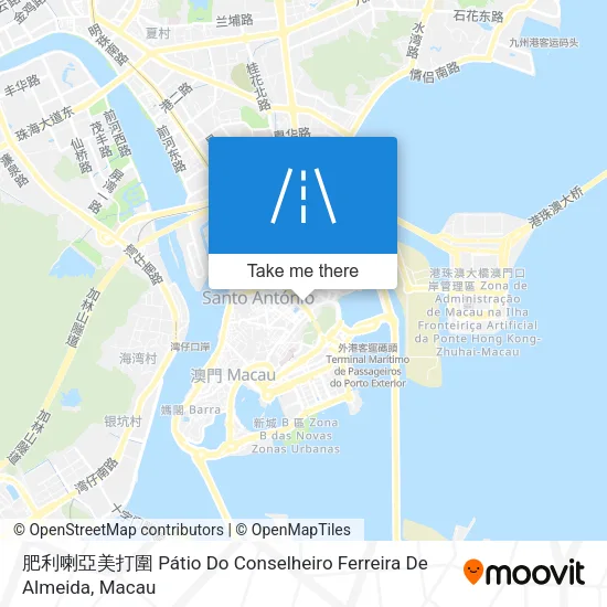 肥利喇亞美打圍 Pátio Do Conselheiro Ferreira De Almeida地圖