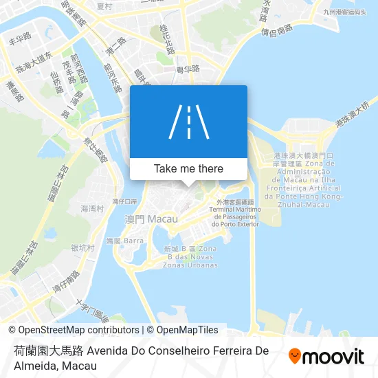 荷蘭園大馬路 Avenida Do Conselheiro Ferreira De Almeida map