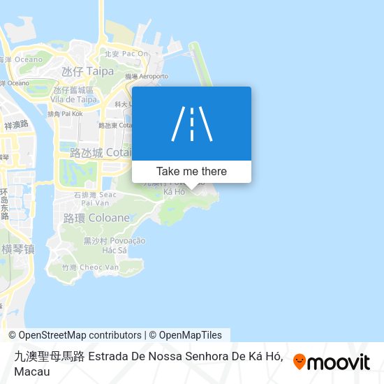 九澳聖母馬路 Estrada De Nossa Senhora De Ká Hó地圖