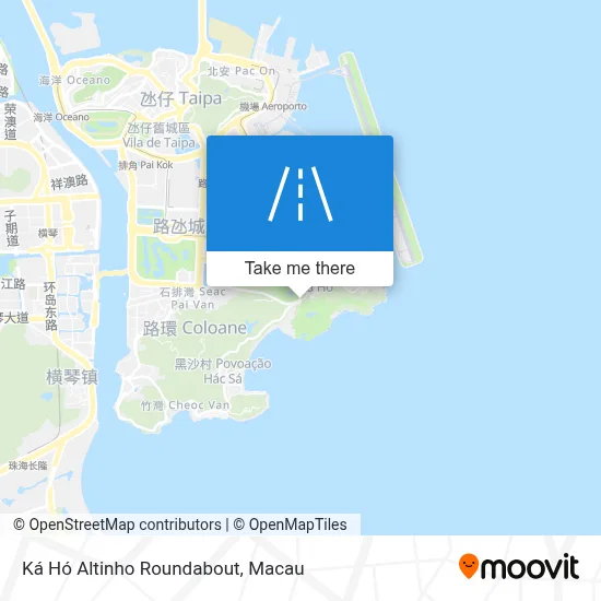 Ká Hó Altinho Roundabout map